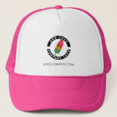 Aangepaste Logo Business Merk Employee Swag toevoe Trucker Pet (Voorkant)
