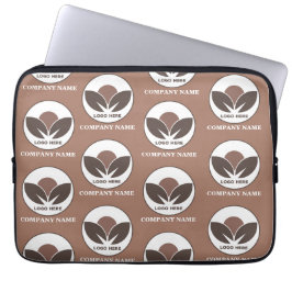 Aangepaste Logo Business | Mocha Mousse Laptop Sleeve