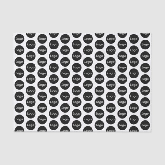 Aangepaste Logo Business Professional-verpakking Tissuepapier (Voorkant)