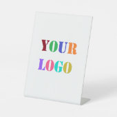 Aangepaste Logo Business promotionele voetstuk tek Reclamebord Met Voetstuk (Voorkant)