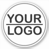 Aangepaste logo business sticker (Voorkant)