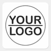 Aangepaste logo business sticker (Voorkant)