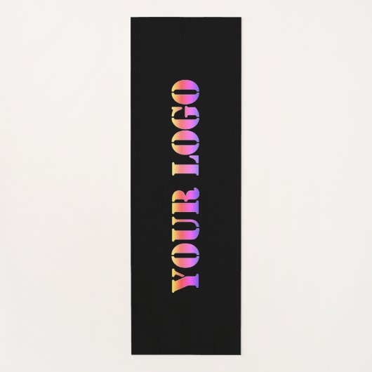 Aangepaste Logo Business Yoga Mat - Uw kleuren (Voorkant)