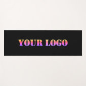 Aangepaste Logo Business Yoga Mat - Uw kleuren (Voorkant (horizontaal))