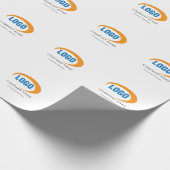 Aangepaste Logo Cadeaupapier (Hoek)