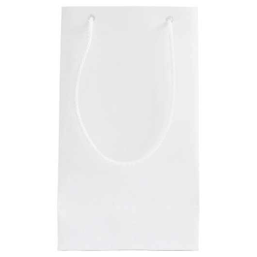 Aangepaste Logo Cadeautas - Klein, glanzend (Voorkant)