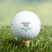 Aangepaste Logo Callaway Golf Balls, gepersonalise Golfballen (Insitu Shirt)