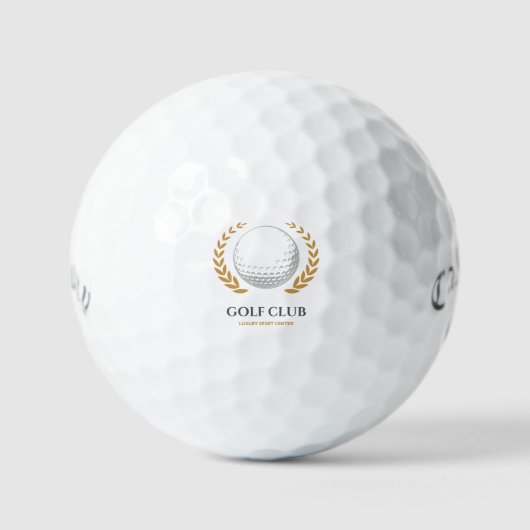 Aangepaste Logo Callaway Supersoft Premium Golfbal Golfballen (Voorkant)