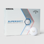 Aangepaste Logo Callaway Supersoft Premium Golfbal Golfballen (Verpakking)