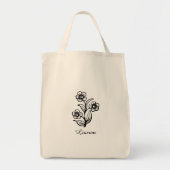 Aangepaste Logo Canvas tas, gepersonaliseerde Canv Tote Bag (Voorkant)