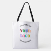 Aangepaste Logo Canvas tas voor speciale acties (Voorkant)