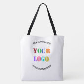 Aangepaste Logo Canvas tas voor speciale acties (Achterkant)