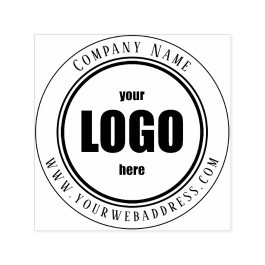 Aangepaste LOGO Circulaire Zelf Inking Rubber Stam Zelfinktende Stempel (Design)