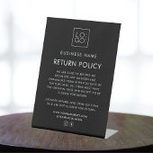 Aangepaste Logo Clothing Boutique Store Retourbele Reclamebord Met Voetstuk