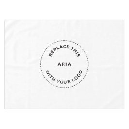 Aangepaste Logo Company Business Restaurant Promo Tafelkleed