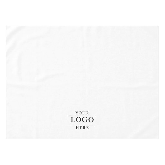 Aangepaste Logo Company Business Restaurant Promo Tafelkleed (Voorkant (Horizontaal))