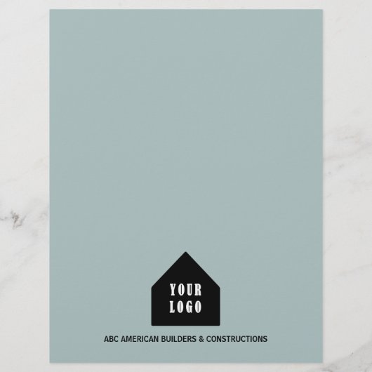 Aangepaste Logo, constructie Adverteren en special Flyer (Achterkant)