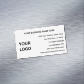 Aangepaste Logo Contact Info Visitekaartje Magnet Magnetisch Visitekaartje (Voorbeeld)