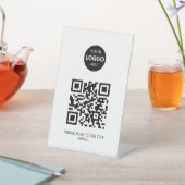 Aangepaste Logo Contactloos Modern voetstuk Reclamebord Met Voetstuk (Insitu)