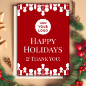 Aangepaste Logo Corporate Christmas Kaart