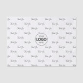 Aangepaste Logo Dank u Patroon Tissuepapier (Voorkant)