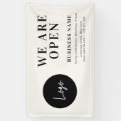 aangepaste logo detailhandel banner (Verticaal)