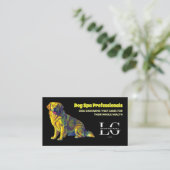 Aangepaste Logo Dog Services Pet Visitekaartje (Staand voorkant)