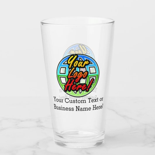 Aangepaste Logo Drink glas Geen minimumhoeveelheid (Achterkant)