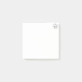 Aangepaste Logo Eenvoudig 3" x 3" Post-it® Notes (Voorkant)