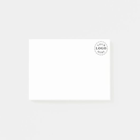 Aangepaste Logo Eenvoudig 4 "x 3" Post-it® Notes (Voorkant)