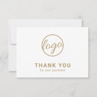 Aangepaste Logo Eenvoudig, elegant Gold Business