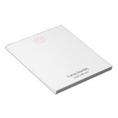 Aangepaste logo eenvoudige zakelijke notitieblok v (Schuin)