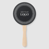 Aangepaste Logo Elegante Corporate Promotional Min Handwaaier (Voorkant)