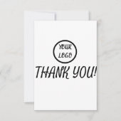 Aangepaste Logo emigrantenkaart - Bedankt (Voorkant)