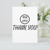 Aangepaste Logo emigrantenkaart - Bedankt (Staand voorkant)