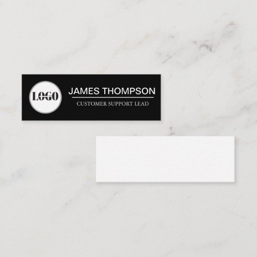 Aangepaste Logo Employee Gear voor uw Business Tea Mini Visitekaartje (Voorkant / Achterkant)