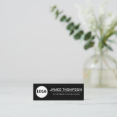 Aangepaste Logo Employee Gear voor uw Business Tea Mini Visitekaartje (Staand voorkant)