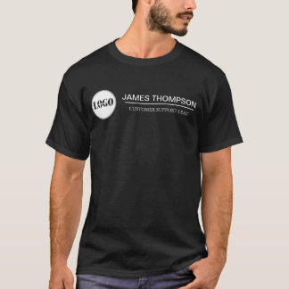 Aangepaste Logo Employee Gear voor uw Business Tea T-shirt