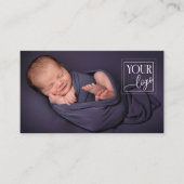 Aangepaste Logo- en fotofotofotograaf Visitekaartje (Voorkant)