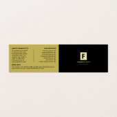 Aangepaste Logo en foto's, zakelijk en financieel  Visitekaartje (Buitenkant ongevouwen)