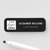 Aangepaste Logo en medewerker Naamplaatje (In situ)