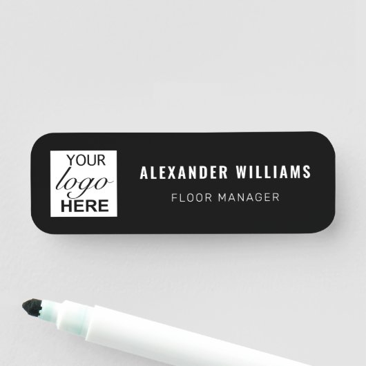 Aangepaste Logo en medewerker Naamplaatje (In situ)