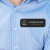 Aangepaste Logo en medewerker Naamplaatje