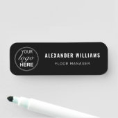 Aangepaste Logo en medewerker Naamplaatje (In situ)