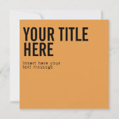 Aangepaste logo en moderne tekst voor vierkante ui (Achterkant)