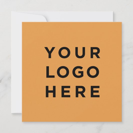 Aangepaste logo en moderne tekst voor vierkante ui (Voorkant)