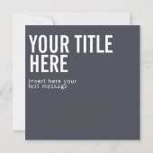 Aangepaste logo en moderne tekst voor vierkante ui (Achterkant)