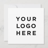 Aangepaste logo en moderne tekst voor vierkante ui (Voorkant)