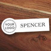 Aangepaste logo en naam bedrijfspersoneel voor elk naamplaatje