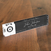 Aangepaste Logo en naam legant Naambordje (Zijkant)